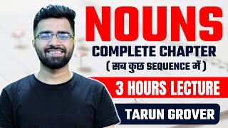 Nouns  English Grammar for CET SSC CGL CPO CHSL CDS  SBIIBPS POClerk  Tarun Grover [upl. by Arevle]