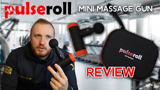 PULSEROLL MINIGUN  Mini massage gun REVIEW [upl. by Odnalra]