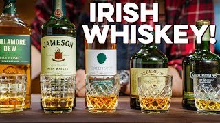 Tasting amp Ranking 5 Irish Whiskeys  How to Drink [upl. by Norris]