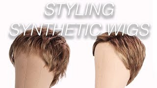 How To Style Synthetic Wigs  Wigs 101 [upl. by Hilda372]