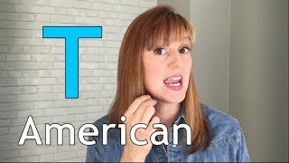 American Accent Training  American T  Flap T [upl. by Base]