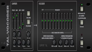 Free VST Effect  TAL Vocoder 2 [upl. by Peti]