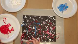 Lucy Loves Art Jackson Pollock Art Project for Kids [upl. by Peria280]