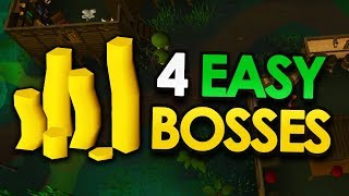 4 Easy Bosses for HUGE Profits OSRS [upl. by Secnarfyram]