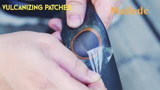 Bike Vulcanizing Patch Tutorial [upl. by Damas]