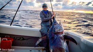 GIANT SUNSET SWORDFISH  Last big fish of 2020 [upl. by Freiman308]