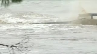 Bridge over Llano River collapses during massive flooding [upl. by Karoly]