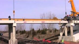 Method of construction BeamGirder Bridge [upl. by Lorien]