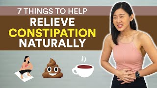 Cant Poop 💩 Do this 7 Things to Relieve Constipation Naturally [upl. by Gibby11]