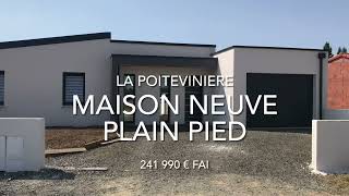 Maison de plain pied neuve [upl. by Ledoux]