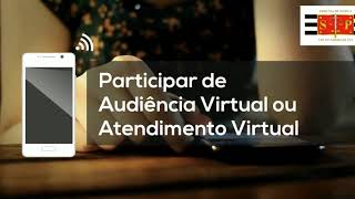 Audiência ou atendimento virtual pelo celular [upl. by Steck669]