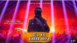 dil ko karar aaya Lyrics RITORIBA1 [upl. by Ayn973]