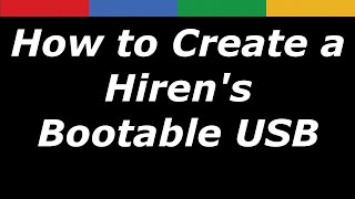 How to Create a Hirens Bootable USB Step by Step [upl. by Alilahk739]