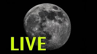 LIVE Moon Watching  Backyard Astronomy from the UK  Dobsonian Telescope [upl. by Hamburger]