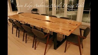 Building an Ambrosia Maple Dining Table [upl. by Catton]