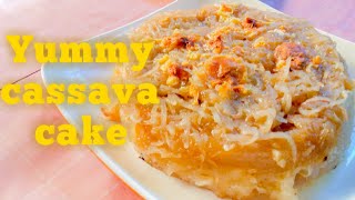 Easy cassava cake recipe using cassava flour [upl. by Elwina26]