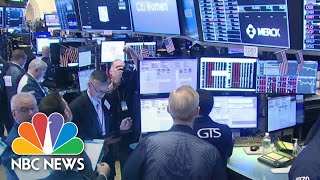 Stock Trading Halted After Markets Plunge At Market Open  NBC News [upl. by Teeniv]