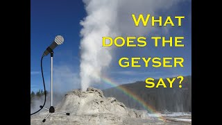 Talking Geyser Yellowstone Volcano Update May 2023 [upl. by Ninos]