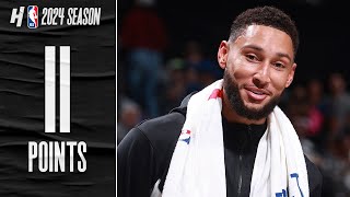 Ben Simmons 11 PTS 10 REB 8 AST Full Highlights vs Hornets 🔥 [upl. by Itagaki]