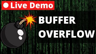 Buffer Overflow Attack Example  Exploiting Binary [upl. by Nilved]