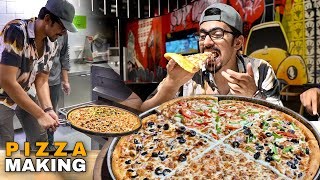 INCREDIBLE PIZZA MAKING IN PAKISTAN  Best In Lahore [upl. by Fleeman]