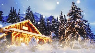 Merveilleuse musique de relaxation relaxante et zen  chalet et neige en hiver F Amathy [upl. by Eniluj]