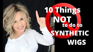 10 Things N🚫T to do to SYNTHETIC WIGS  TAZS Tips amp Tricks [upl. by Hild]