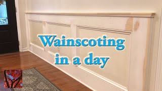 How to build upscale wainscoting [upl. by Nomit586]