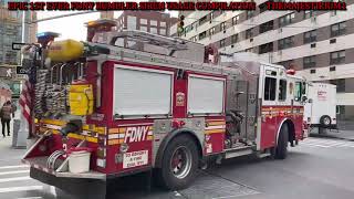 VERY 1ST EVER EPIC FDNY RUMBLER SIREN USAGE COMPILATION BY FDNY UNITS RESPONDING ON STREETS OF NYC [upl. by Animsaj768]