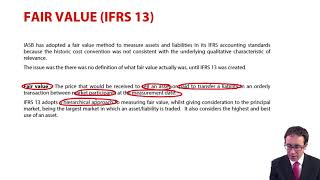 Fair value IFRS 13  ACCA Financial Reporting FR [upl. by Yetah463]