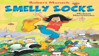 SMELLY SOCKS read by ROBERT MUNSCH [upl. by Jayme555]