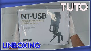 Rode NTUSB Microphone Noir Unboxing  Tuto Comment Bien Paramétré Votre Micro [upl. by Fu]