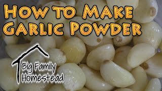 How to Make Garlic Powder AT Home [upl. by Iztim]