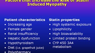 StatinInduced Myopathy [upl. by Arhsub]