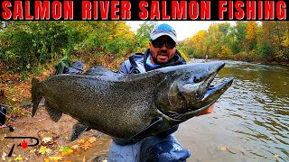 Salmon Fishing New Yorks World Famous Salmon River [upl. by Laing]