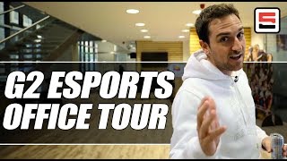 Carlos private tour of the new G2 Esports office in Berlin  ESPN Esports [upl. by Wendie]