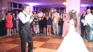 Groom Surprises Bride at wedding Reception [upl. by Anayra]