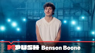 Benson Boone  Interview  MTV Push [upl. by Beaumont]