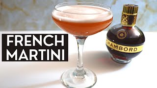 How to Make a French Martini  EASY Chambord Cocktail Recipe [upl. by Siladnerb]