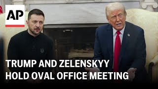 Trump and Zelenskyy hold Oval Office meeting [upl. by Baldridge]