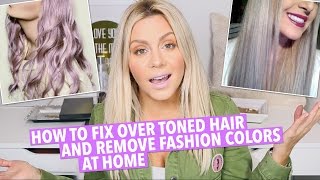 How To Fix Over Toned Hair At Home [upl. by Ydnelg455]