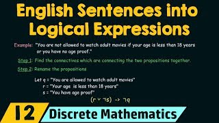 Translating Sentences into Logical Expressions [upl. by O'Dell]