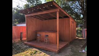 Build video for my backyard bar [upl. by Bilbe]