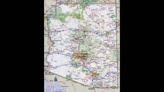 map of Arizona USA [upl. by Ecikram]