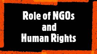 NGOs and Human Rights Role and Importance [upl. by Channing]