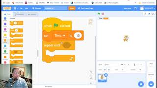 Making a timer in Scratch [upl. by Burney]