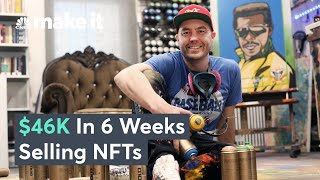 Making 46K In 6 Weeks Selling NFTs [upl. by Nittirb552]