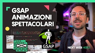 GSAP Tutorial per ANIMAZIONI JAVASCRIPT Avanzate Spettacolari stile Apple 3  Basi e timeline [upl. by Anikes730]