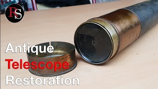 Antique Telescope Restoration  DIY [upl. by Pompei211]