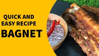 HOW TO COOK BAGNET  THE BEST BAGNET RECIPE VIDEO  BAGNET RECIPE  PANLASANG PINOY  QUICK BAGNET [upl. by Sternlight113]